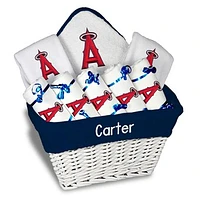 Newborn & Infant White Los Angeles Angels Personalized Large Gift Basket