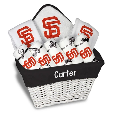 Newborn & Infant White San Francisco Giants Personalized Large Gift Basket