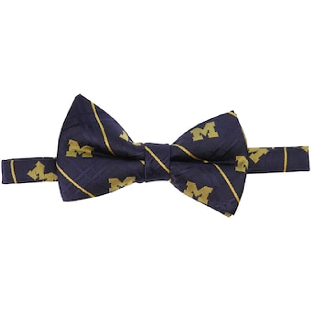 Men's Blue Michigan Wolverines Oxford Bow Tie