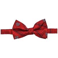 Men's Red Washington Nationals Oxford Bow Tie