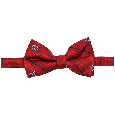 Men's Red Washington Nationals Oxford Bow Tie