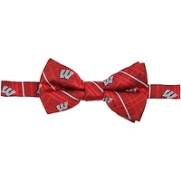 Men's Red Wisconsin Badgers Oxford Bow Tie