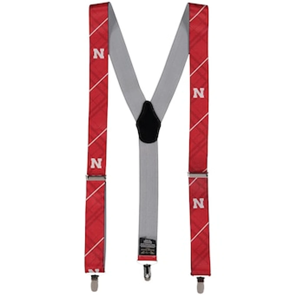 Men's Red Nebraska Huskers Suspenders