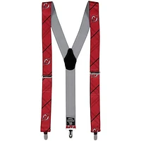 Men's Red New Jersey Devils Suspenders