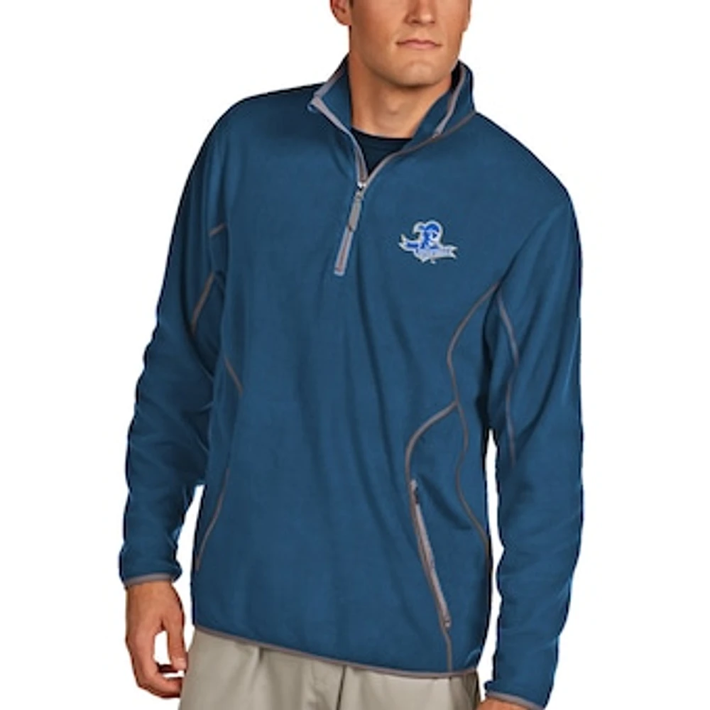 Men's Antigua Royal Seton Hall Pirates Ice Quarter-Zip Jacket