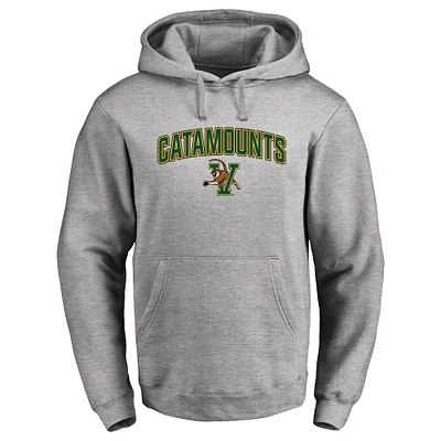 Men's Ash Vermont Catamounts Proud Mascot Pullover Hoodie