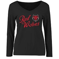 Women's Black Arkansas State Red Wolves Dora Long Sleeve T-Shirt