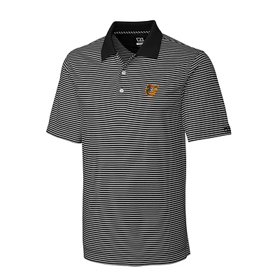 Men's Cutter & Buck Black/Gray Baltimore Orioles Trevor DryTec Polo