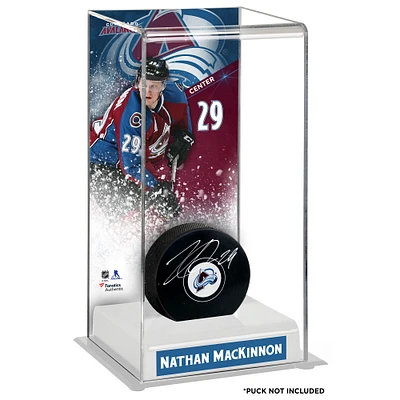 Nathan MacKinnon Colorado Avalanche Deluxe Tall Hockey Puck Case