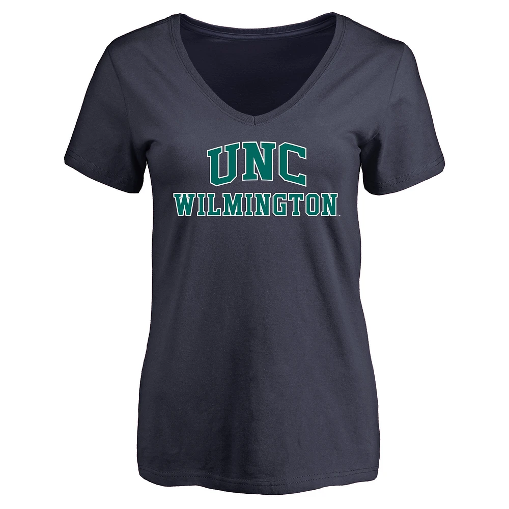 Women's Navy UNC Wilmington Seahawks Everyday T-Shirt