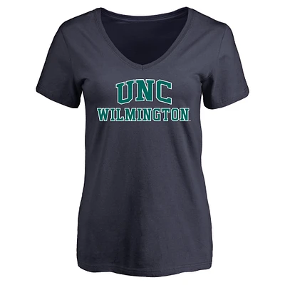 Women's Navy UNC Wilmington Seahawks Everyday T-Shirt