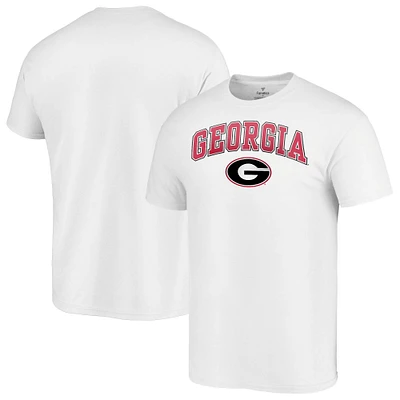 Men's Fanatics White Georgia Bulldogs Campus T-Shirt