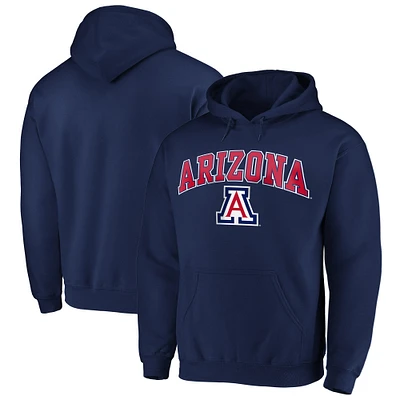 Men's Fanatics Navy Arizona Wildcats Campus Pullover Hoodie