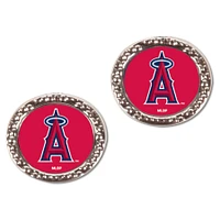 Women's WinCraft Los Angeles Angels Round Post Earrings