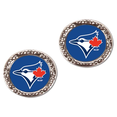 Women's WinCraft Toronto Blue Jays Round Post Earrings