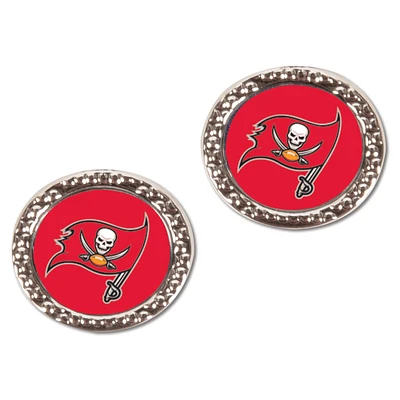 Women's WinCraft Tampa Bay Buccaneers Round Post Earrings
