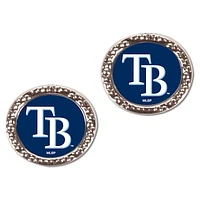 Women's WinCraft Tampa Bay Rays Round Post Earrings