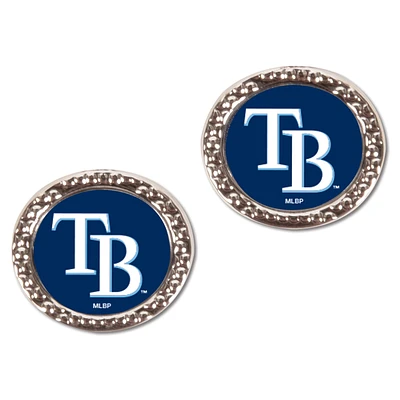 Women's WinCraft Tampa Bay Rays Round Post Earrings