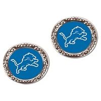 Women's WinCraft Detroit Lions Round Post Earrings