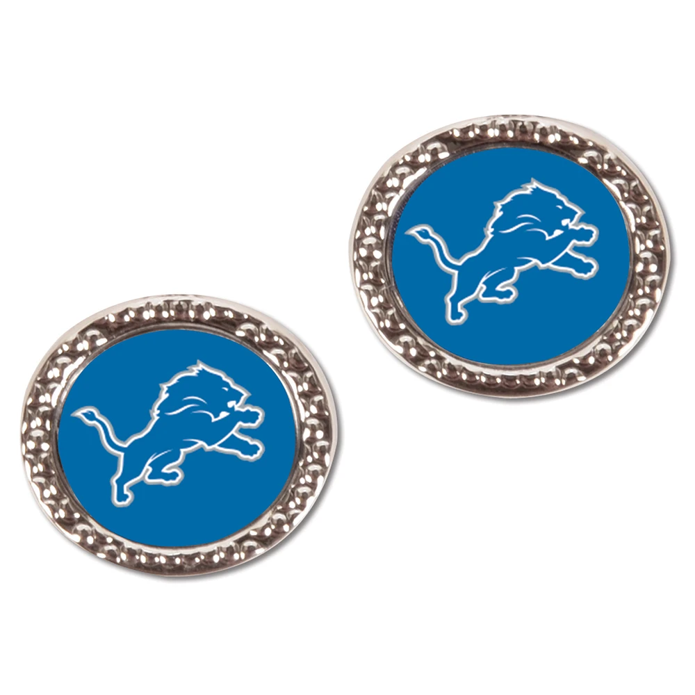 Women's WinCraft Detroit Lions Round Post Earrings