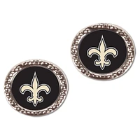 Women's WinCraft New Orleans Saints Round Post Earrings