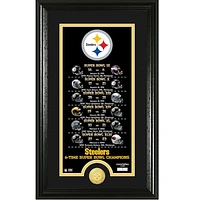 Highland Mint Pittsburgh Steelers Legacy 14" x 21" Photomint