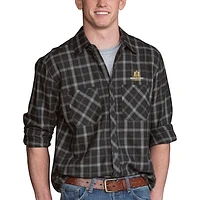Men's Charcoal Murray St. Racers Brewer Flannel Long Sleeve Shirt