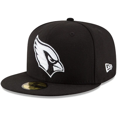 Men's New Era Black Arizona Cardinals B-Dub 59FIFTY Fitted Hat