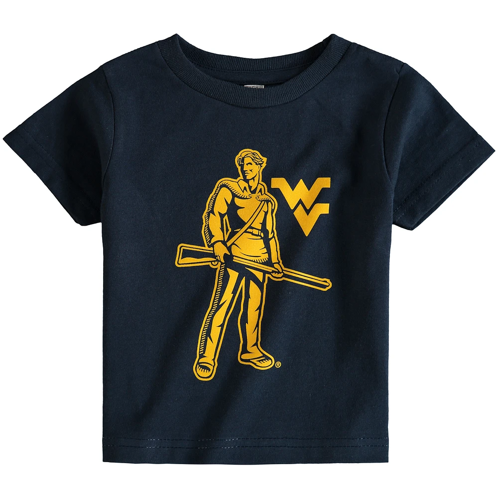 Toddler Navy West Virginia Mountaineers Big Logo T-Shirt