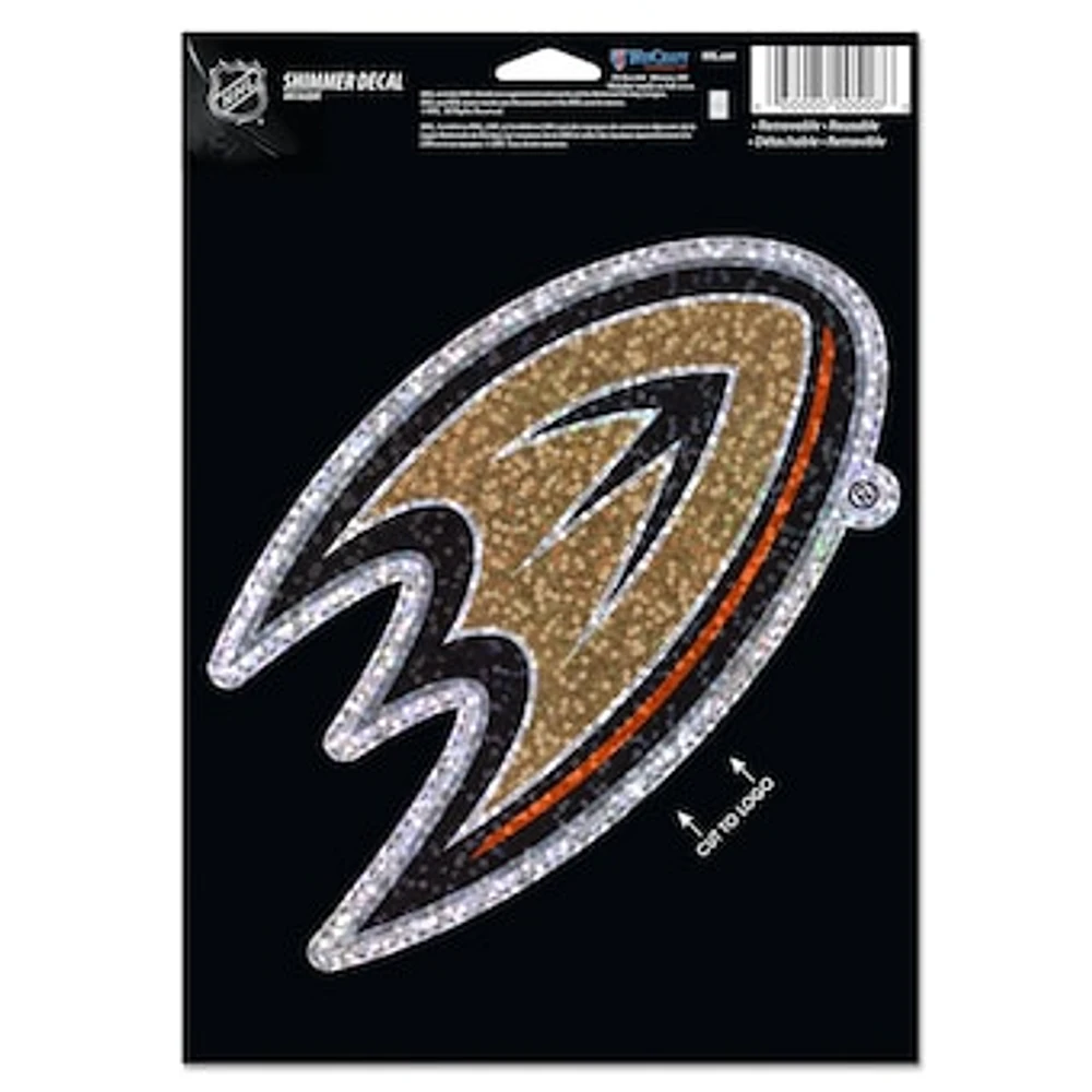 WinCraft Anaheim Ducks 5" x 7" Shimmer Decal