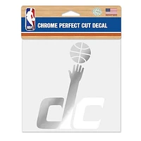 WinCraft Washington Wizards 6" x 6" Chrome Decal