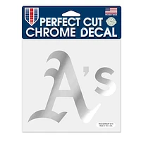 WinCraft Oakland Athletics 6" x 6" Chrome Decal