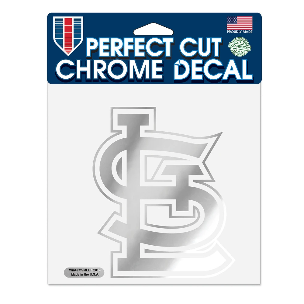 WinCraft St. Louis Cardinals 6" x 6" Chrome Decal