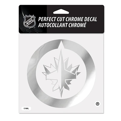 WinCraft Winnipeg Jets 6" x 6" Chrome Decal