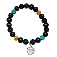 Jacksonville Jaguars 7.5" Pearl Stretch Bracelet