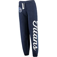 Women's G-III 4Her by Carl Banks Navy Tennessee Titans Scrimmage Fleece Pants