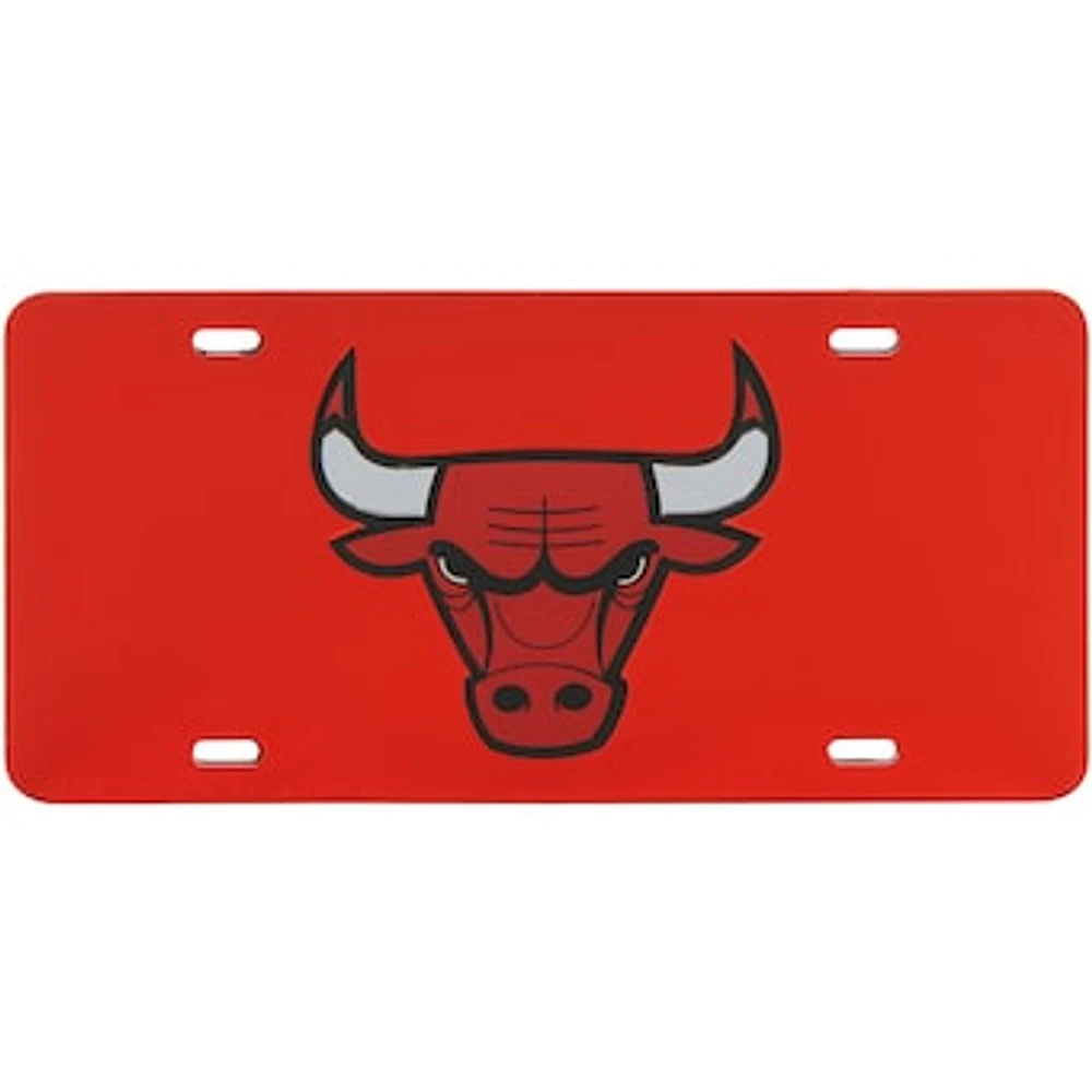 WinCraft Chicago Bulls Crystal Mirror License Plate