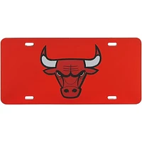 WinCraft Chicago Bulls Crystal Mirror License Plate