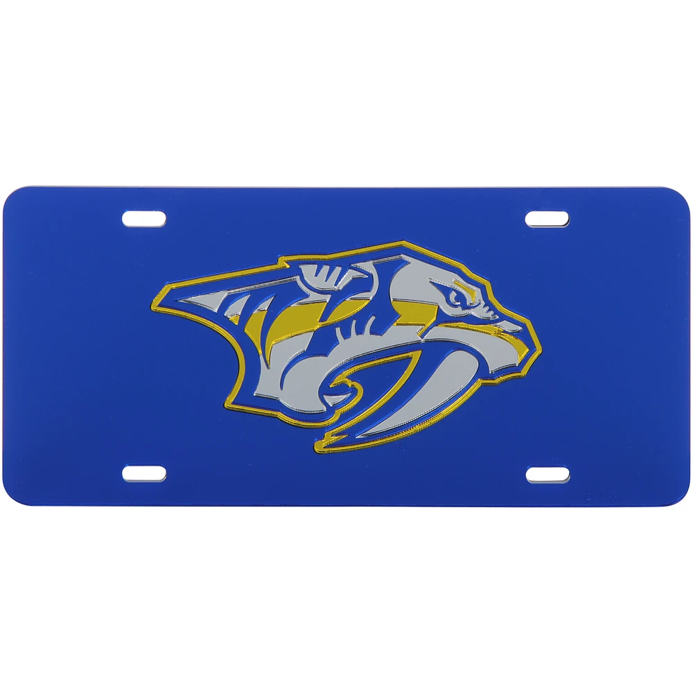 WinCraft Nashville Predators Crystal Mirror License Plate