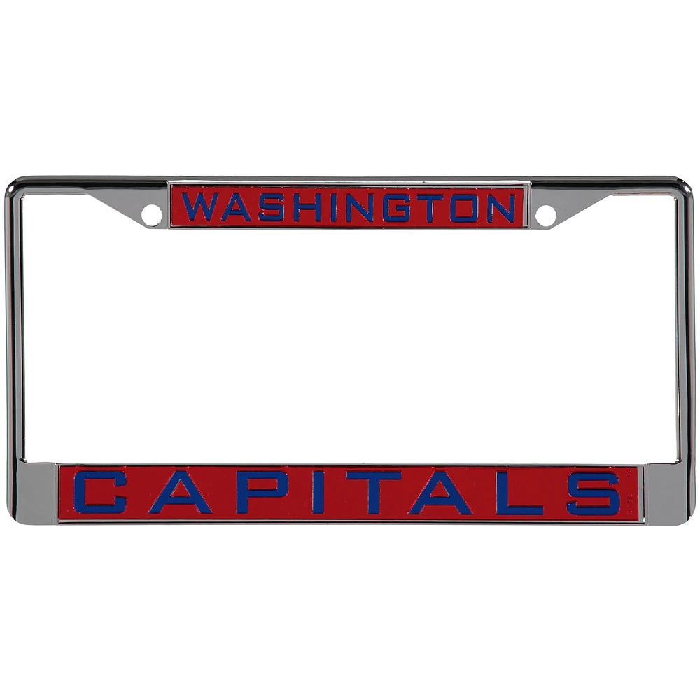 WinCraft Washington Capitals Laser Inlaid Metal License Plate Frame