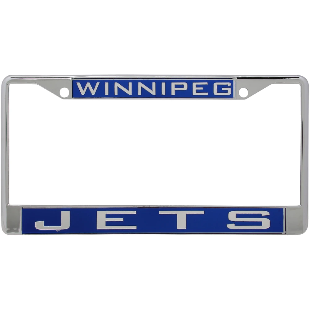 WinCraft Winnipeg Jets Laser Inlaid Metal License Plate Frame