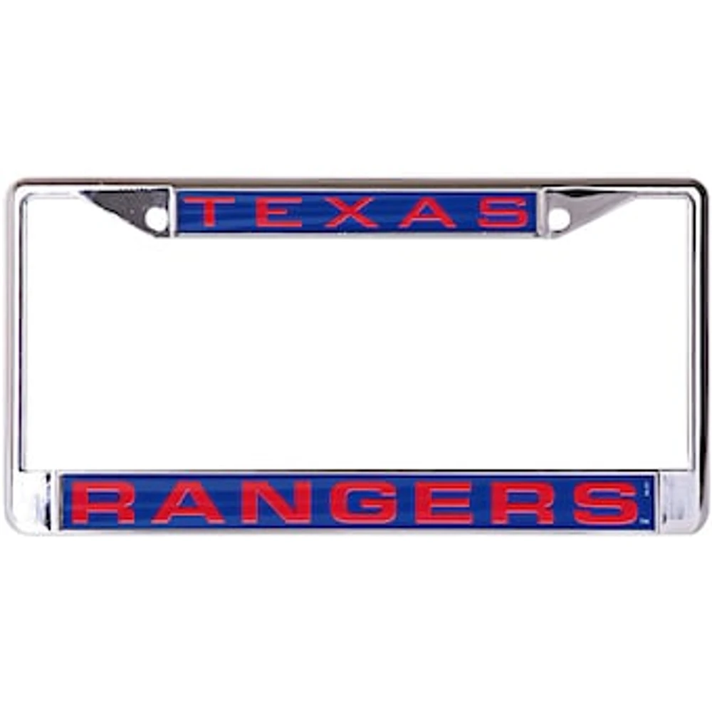 WinCraft Texas Rangers Laser Inlaid Metal License Plate Frame