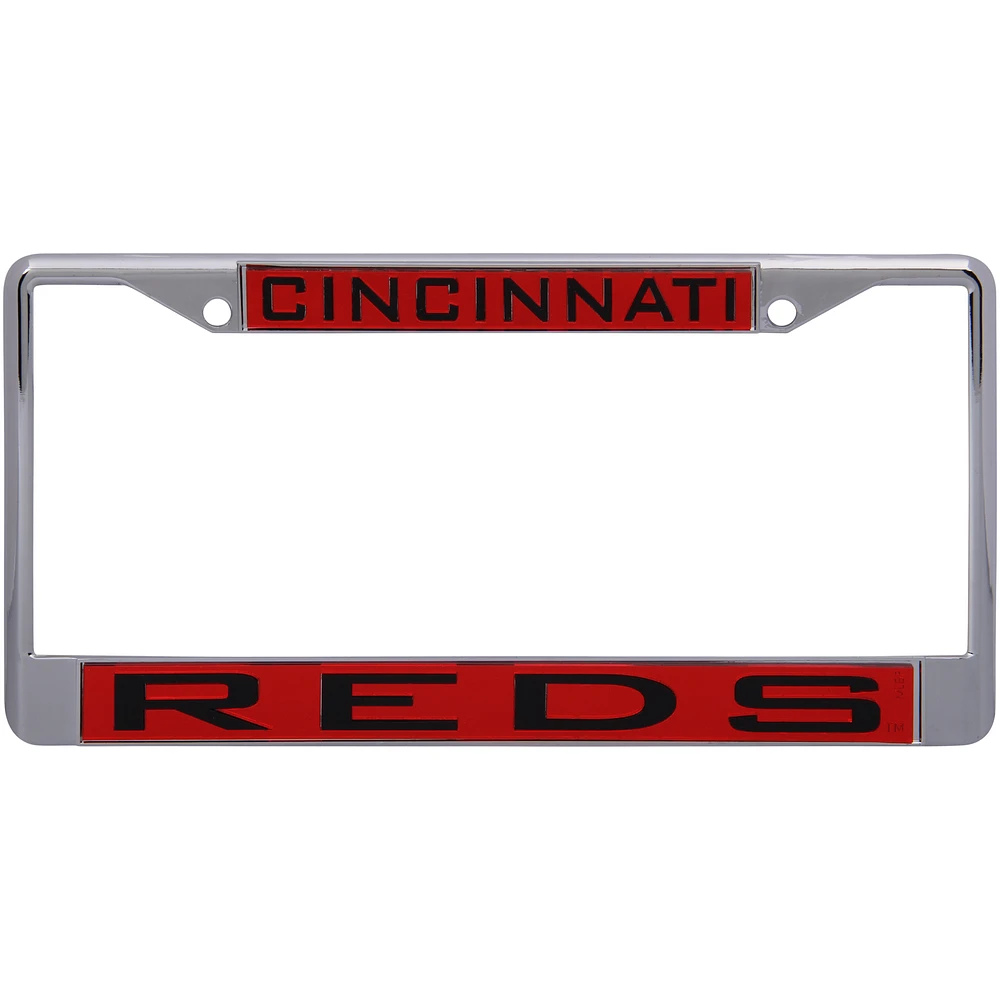 WinCraft Cincinnati Reds Laser Inlaid Metal License Plate Frame