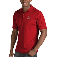 Men's Antigua Red St. Louis Cardinals Inspire Desert Dry Polo