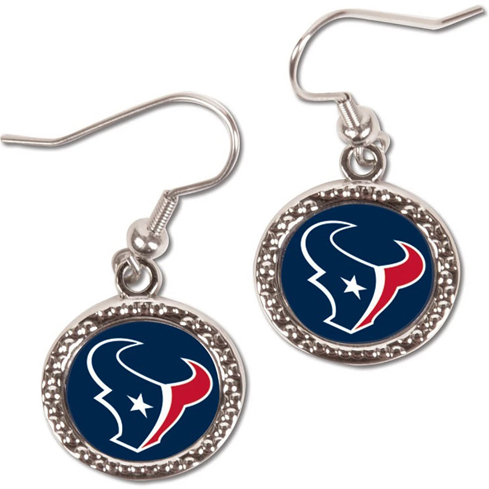 Women's WinCraft Houston Texans Round Dangle Earrings