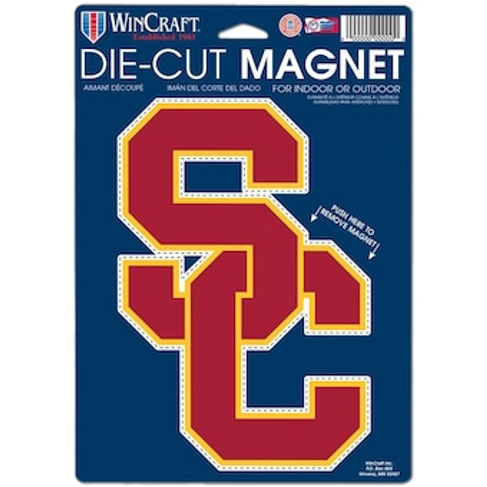 WinCraft USC Trojans 6" x 9" Logo Car Magnet