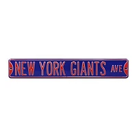 Royal New York Giants Ave 6" x 36" Steel Street Sign