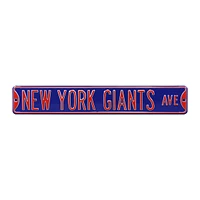 Royal New York Giants Ave 6" x 36" Steel Street Sign