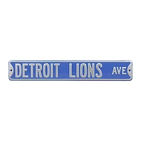 Blue Detroit Lions 6" x 36" Steel Street Sign