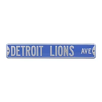 Blue Detroit Lions 6" x 36" Steel Street Sign